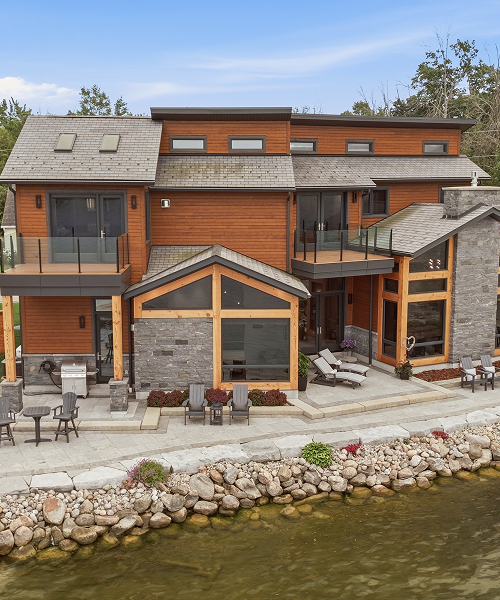 Modern Lake House
